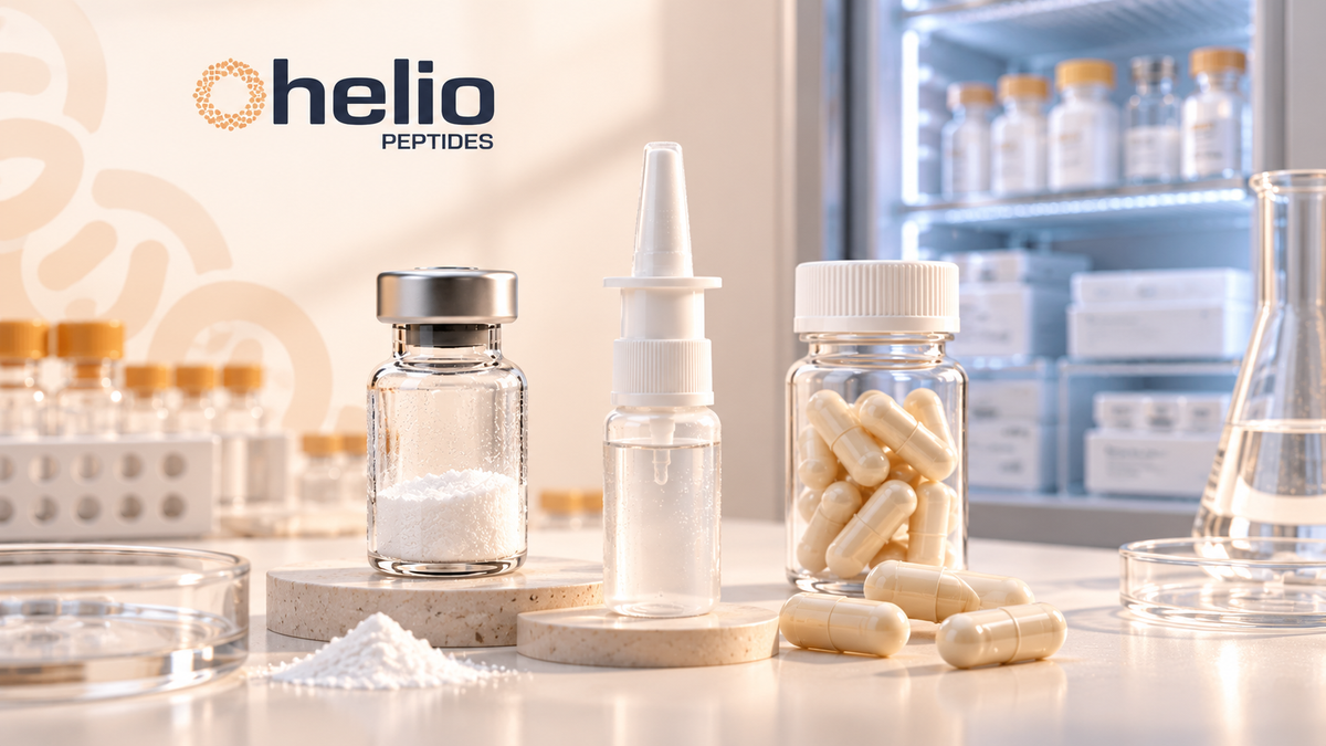 Research Peptide Storage and Stability: Lyophilized Vials, Liquid Sprays, and Capsules